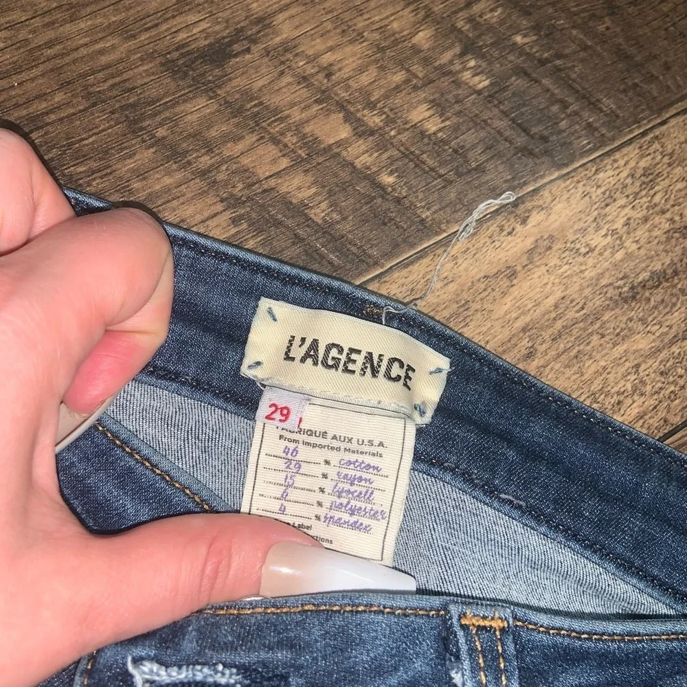Margot lagence Skinny high waisted Jean $265 29 denim casual revolve spring